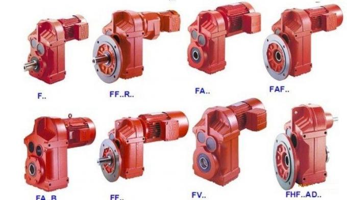 Eurodrive F の平行シャフトの螺旋形の Gearmotors を縫って下さい